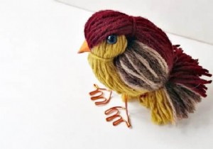 Easy DIY Yarn Scrap Bird: Adorable Stuffed Toy Tutorial for Beginners