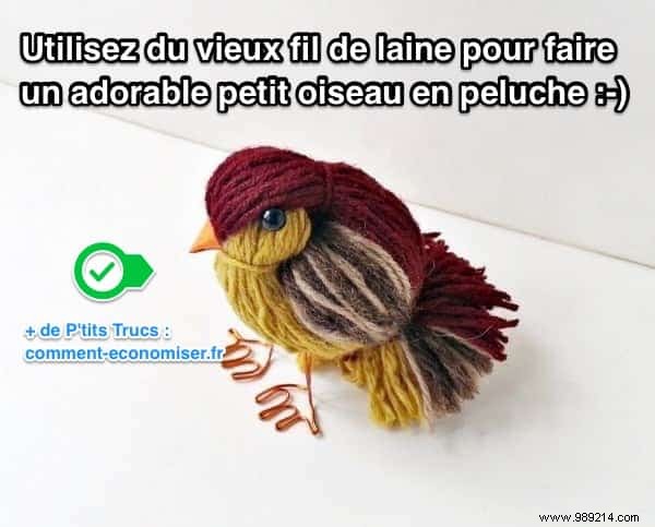 Easy DIY Yarn Scrap Bird: Adorable Stuffed Toy Tutorial for Beginners