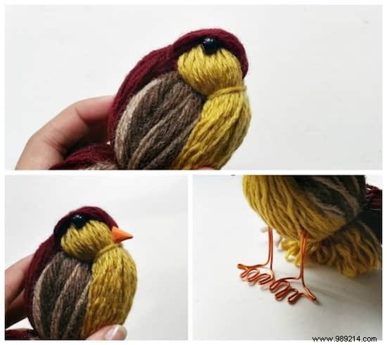 Easy DIY Yarn Scrap Bird: Adorable Stuffed Toy Tutorial for Beginners