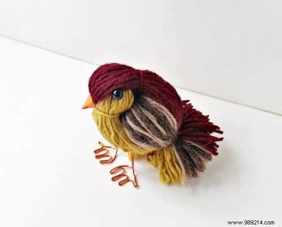 Easy DIY Yarn Scrap Bird: Adorable Stuffed Toy Tutorial for Beginners