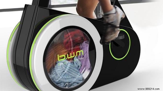 Bike Washing Machine: Pedal to Wash Clothes, Exercise, and Save Energy