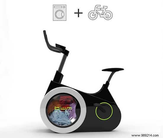 Bike Washing Machine: Pedal to Wash Clothes, Exercise, and Save Energy