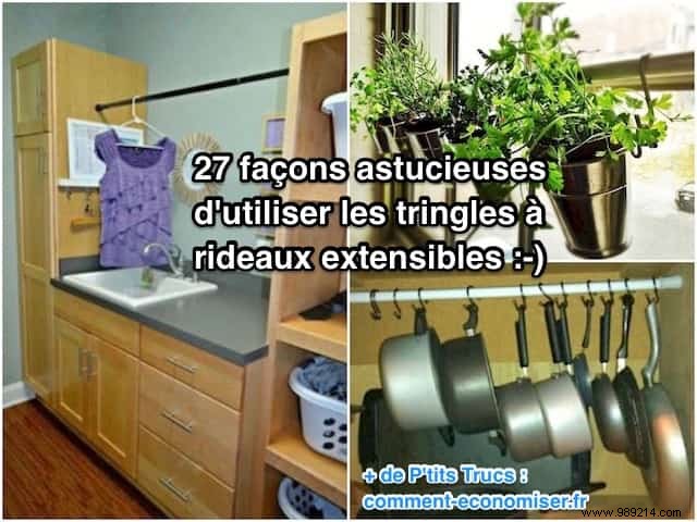 27 Ingenious Ways to Repurpose Extendable Curtain Rods in Your Home