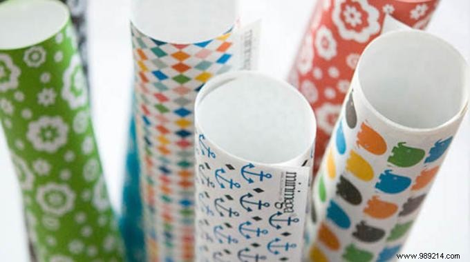 Simple DIY Hack: Store Wrapping Paper Rolls Neatly Using Empty Toilet Paper Tubes