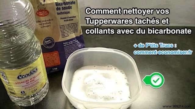 Restore Stained and Sticky Tupperware: Simple Baking Soda and Vinegar Method