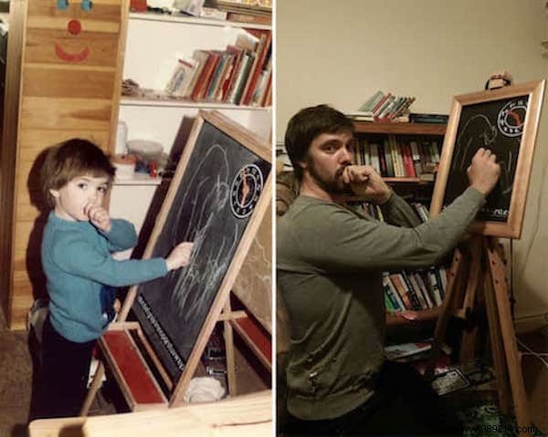 Two Brothers  Heartwarming Mother s Day Gift: Recreating Childhood Photos