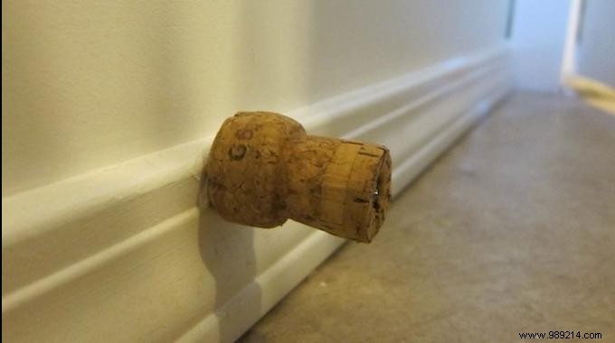 Free DIY Door Stopper: Protect Your Walls with a Simple Wine Cork Hack