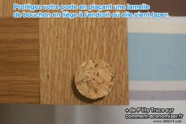 Free DIY Door Stopper: Protect Your Walls with a Simple Wine Cork Hack