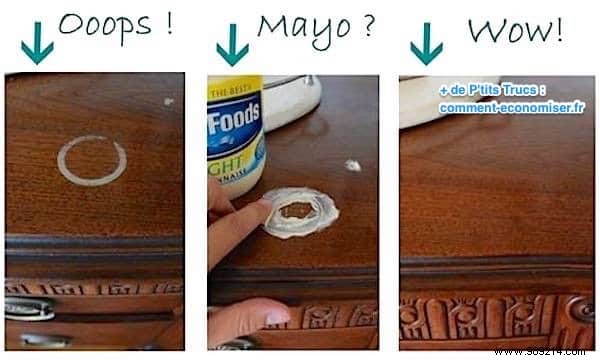Remove Water Stains from Wood Furniture with Mayonnaise: A Proven DIY Method