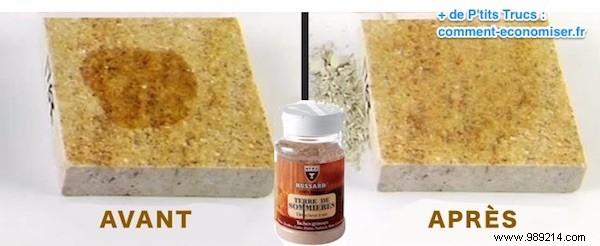 How to Safely Remove Grease Stains from Natural Stone Floors Using Sommières Earth