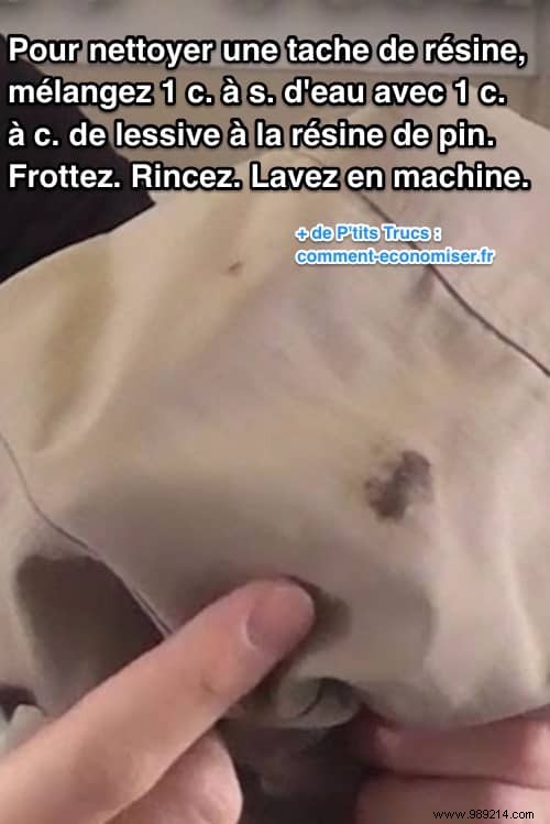 Proven Grandmother s Trick: Remove Pine Resin Stains from Clothes Effortlessly