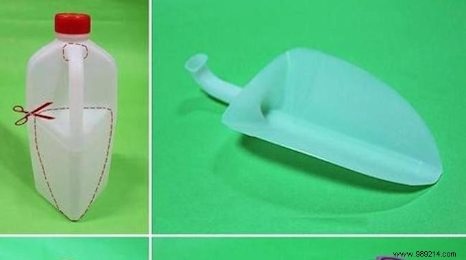 DIY Dustpan Hack: Craft One for Free from a Plastic Container