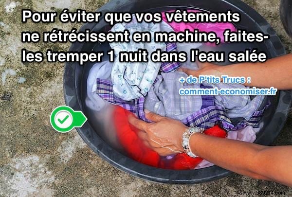 Proven Salt Water Trick: Prevent Cotton Clothes from Shrinking in the Wash