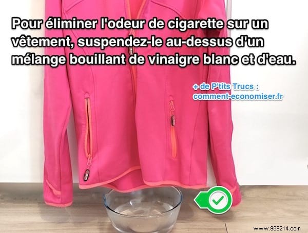 Remove Cigarette Smell from Clothes Without Washing: Simple Vinegar Steam Trick