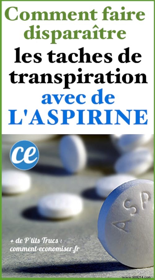 How to Effortlessly Remove Yellow Sweat Stains from Clothes Using Aspirin