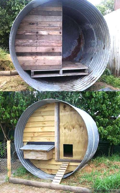 25 Ingenious DIY Chicken Coop Ideas Using Recycled Materials