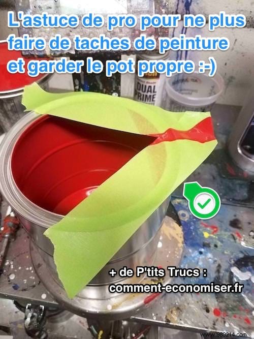 Pro Painter s Hack: Wipe Away Paint Drips Forever with Masking Tape