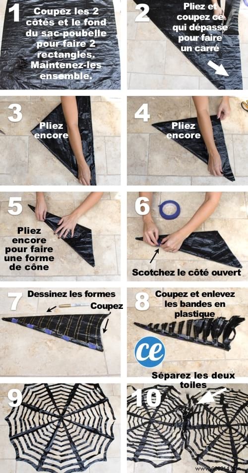 DIY Halloween Cobwebs from Trash Bags: Quick, Realistic Tutorial