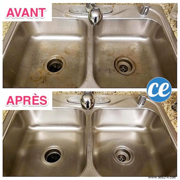 How to Easily Clean and Shine a Dirty, Clogged Sink with Baking Soda and Vinegar