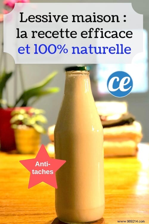 Grandma s Proven Recipe: Easy DIY 100% Natural Laundry Detergent