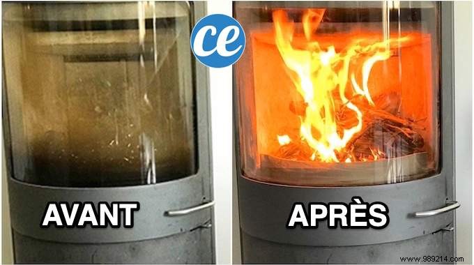 How to Clean Sooty Fireplace Insert Glass Naturally with Ashes – No Chemicals Needed