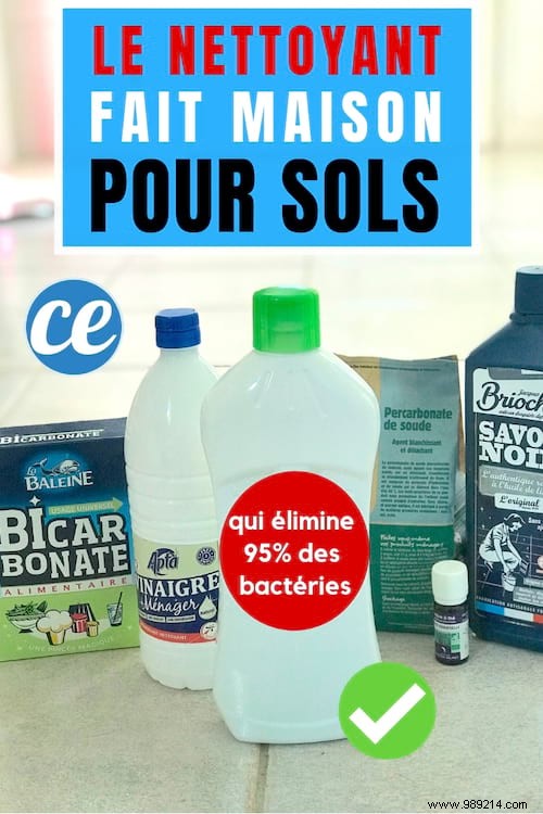 Lab-Tested DIY Floor Cleaner: Eliminates 95% of Bacteria Naturally