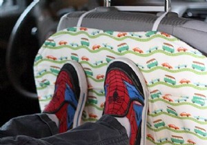 DIY Car Seat Back Protector: Keep Kids  Footprints Off Your Seats with This Easy, Washable Cover