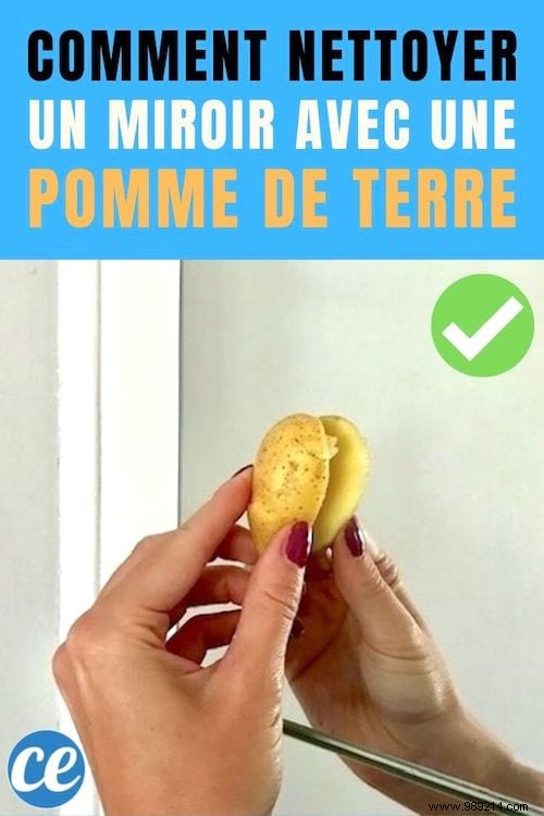 How to Clean Mirrors Streak-Free with a Potato and Vinegar