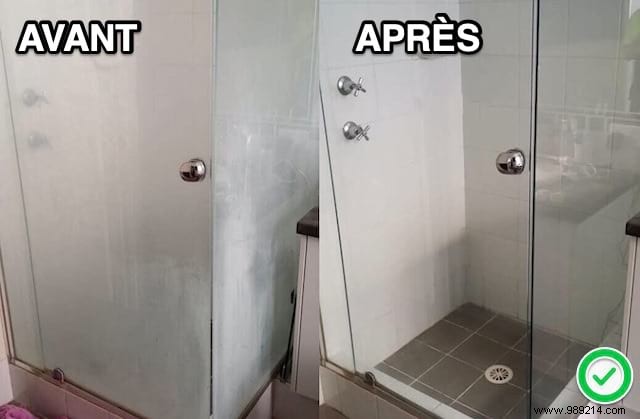 Effortless Shower Cleaning: Lemon and Coarse Salt for Spotless Walls