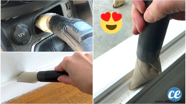 DIY Vacuum Nozzle Hack: Clean Every Corner with a Paper Towel Roll