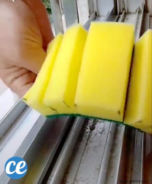 Effortless Window Track Cleaning Hack: Spotless in 2 Minutes with a Custom Sponge