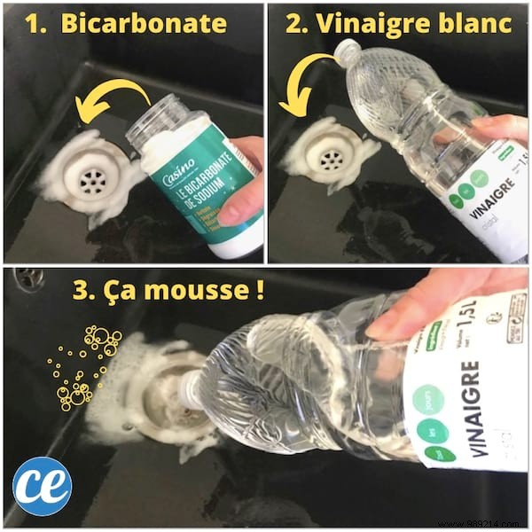 Unclog a Slow-Draining Sink Naturally with Baking Soda and Vinegar – No Chemicals Required