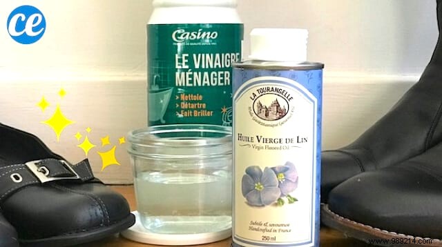 Revive Leather Shoes: Shine Them Naturally with Vinegar and Linseed Oil – No Polish Needed