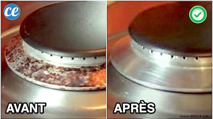 Effortless Gas Stove Burner Cleaning: Soda Crystals Trick—No Scrubbing Required