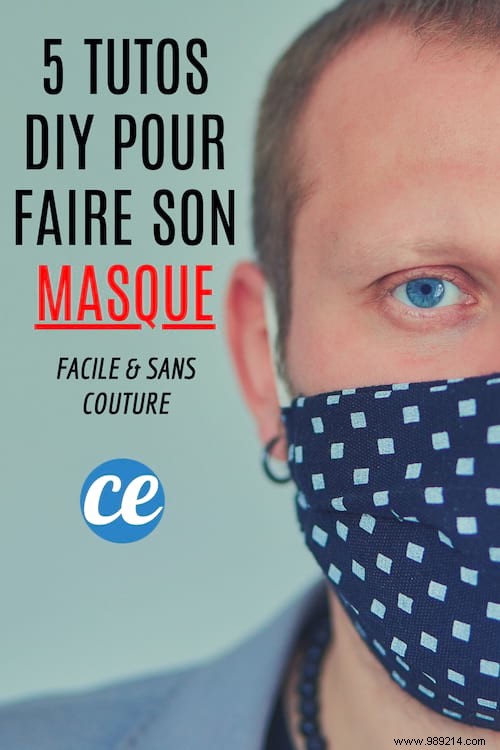 5 Ultra-Easy No-Sew DIY Face Mask Tutorials Using Household Items