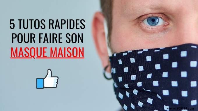 5 Ultra-Easy No-Sew DIY Face Mask Tutorials Using Household Items
