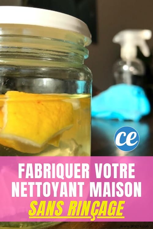 DIY No-Rinse Multi-Purpose Cleanser: Simple Lemon Peel and Vinegar Recipe