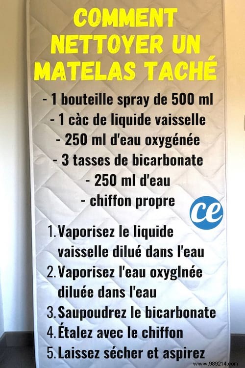 How to Naturally Clean a Stained and Yellowed Mattress in Just 10 Minutes