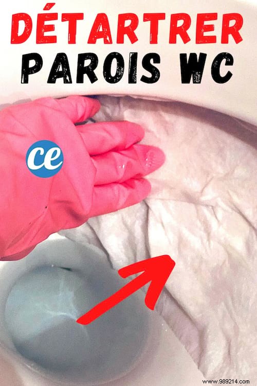 Effortless Limescale Removal: Clean Toilet Walls and Rims Overnight with White Vinegar