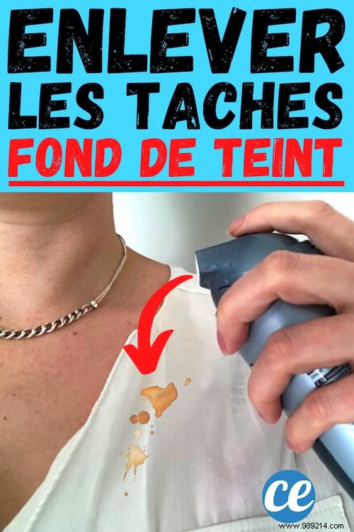 Proven Trick: Remove Foundation Stains from White Shirts with Shaving Foam