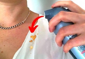 Proven Trick: Remove Foundation Stains from White Shirts with Shaving Foam