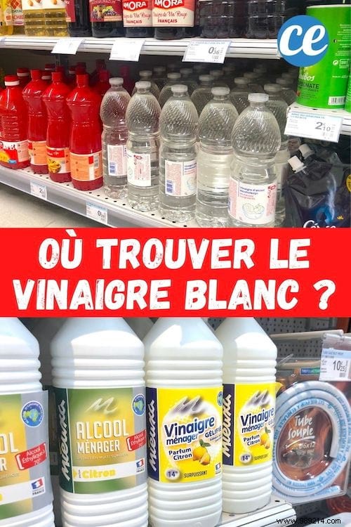 Where to Find White Vinegar in the Supermarket: Food Aisle or Household Section?
