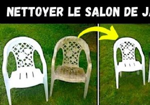 3 Proven Natural Tips to Restore Whiteness to Garden Furniture