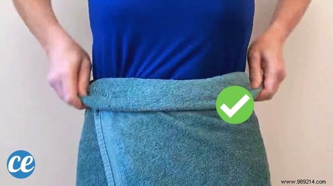 How to Secure a Towel Around Your Waist Without It Slipping Off