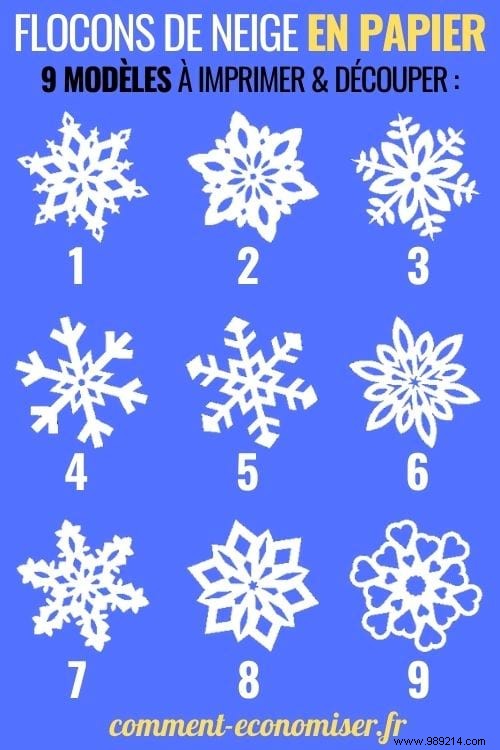 How to Make Paper Snowflakes: Easy 5-Minute Christmas Tutorial with 9 Free Patterns