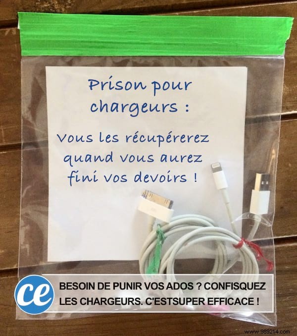 Proven Parenting Hack: Lock Up Chargers to Motivate Kids to Finish Homework