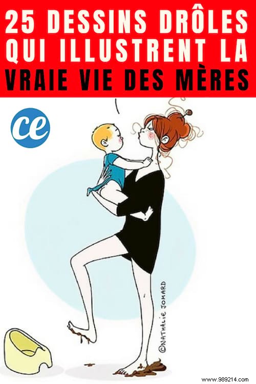25 Relatable Illustrations Capturing the Raw Realities of Motherhood by Artist Nathalie Jomard
