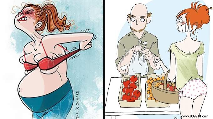 25 Relatable Illustrations Capturing the Raw Realities of Motherhood by Artist Nathalie Jomard