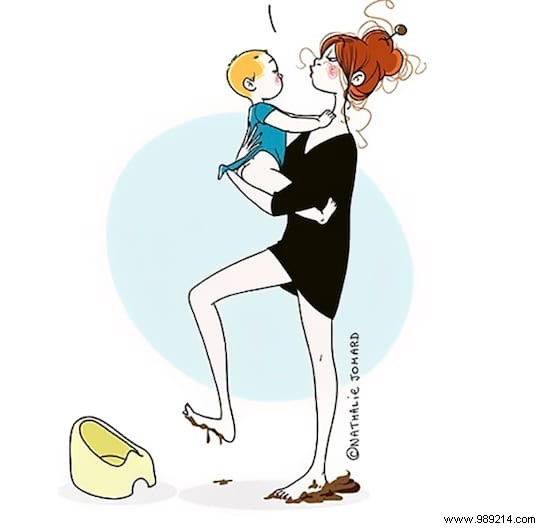 25 Relatable Illustrations Capturing the Raw Realities of Motherhood by Artist Nathalie Jomard