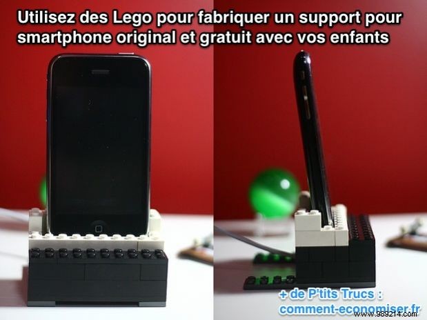 DIY Lego Smartphone Stand: Free, Customizable Holder Kids Love